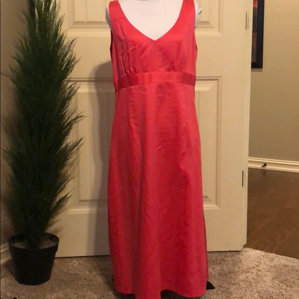 J. Crew coral dress